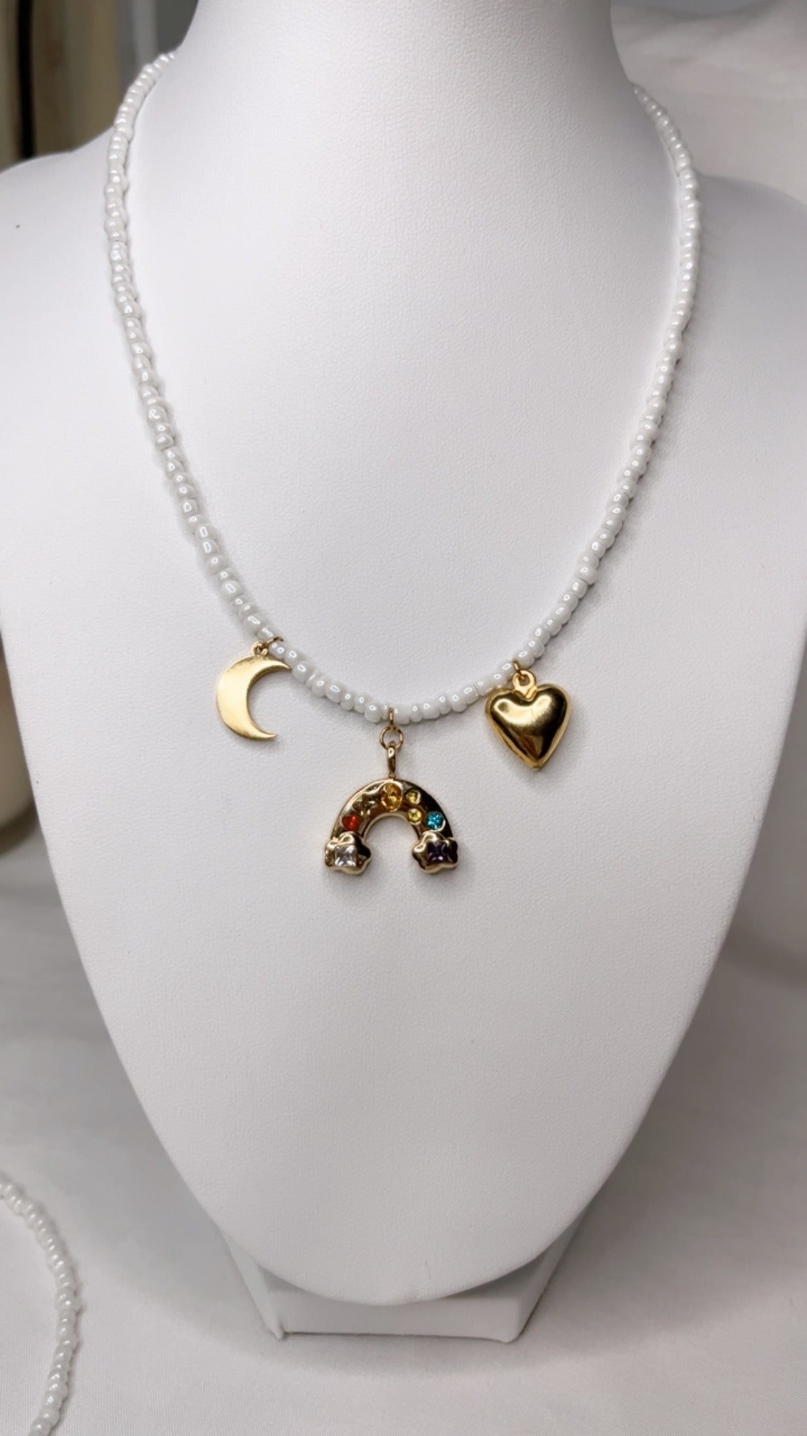 Choker blanco
