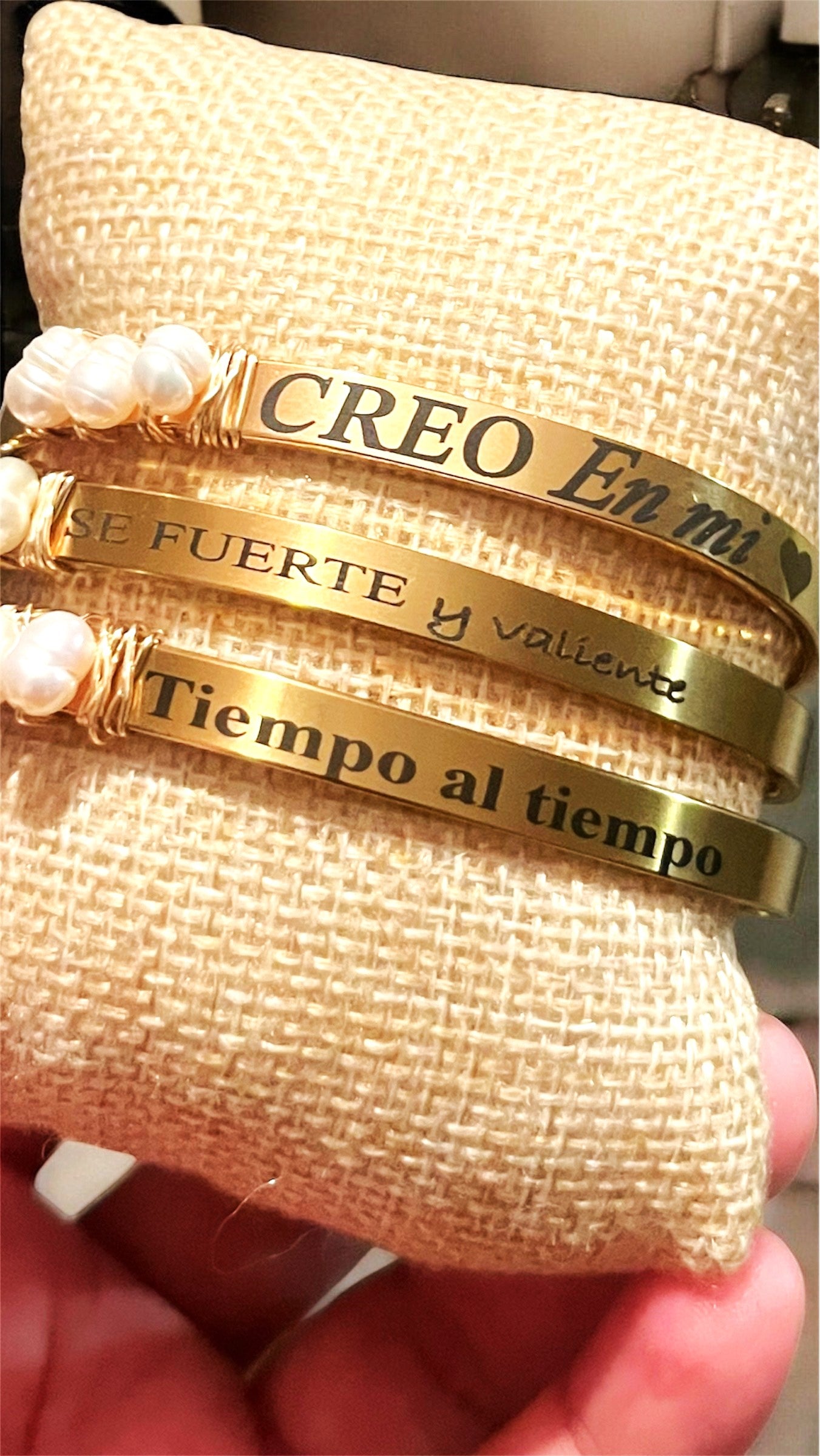 PULSERA CON MENSAJE ( Ya Listas para envió )