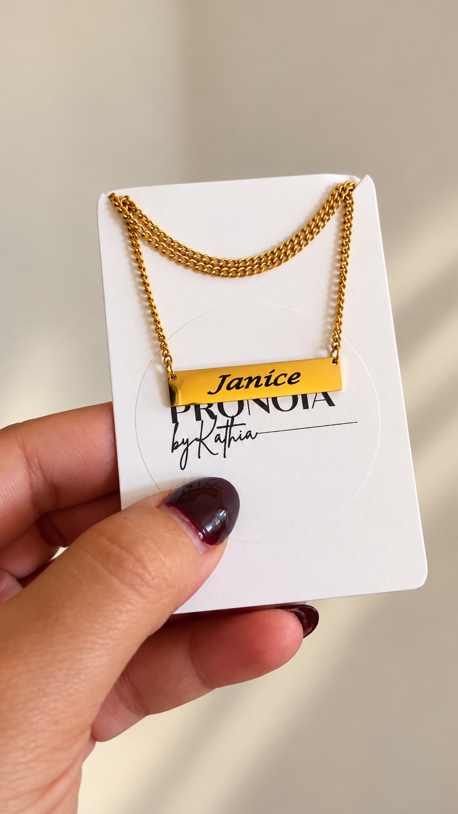 Cadena Personalizada con Nombre | Lleva Tu Nombre