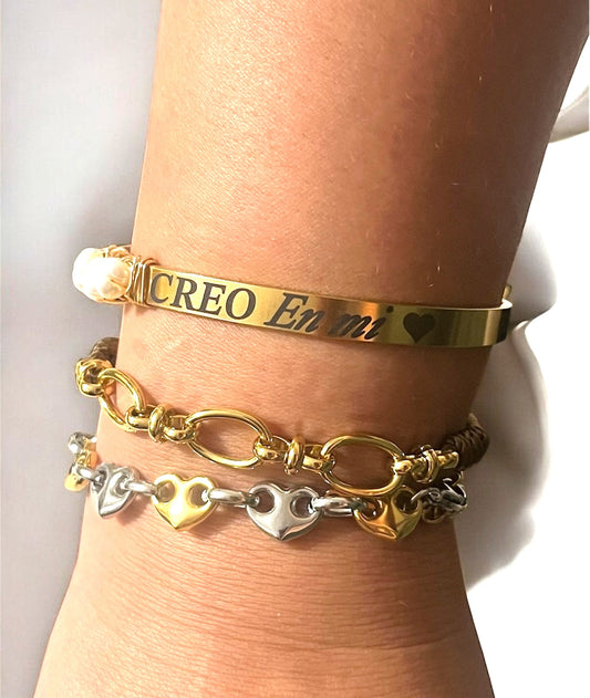 PULSERA CON MENSAJE ( Ya Listas para envió )